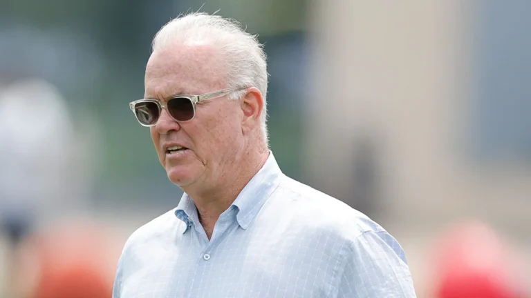 Cowboys chief operating officer Stephen Jones at OTA practices