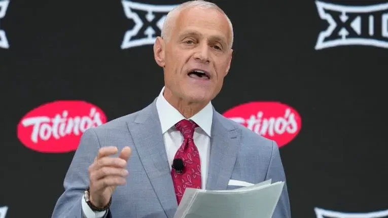 Big 12 commissioner Brett Yormark at Big 12 meetings
